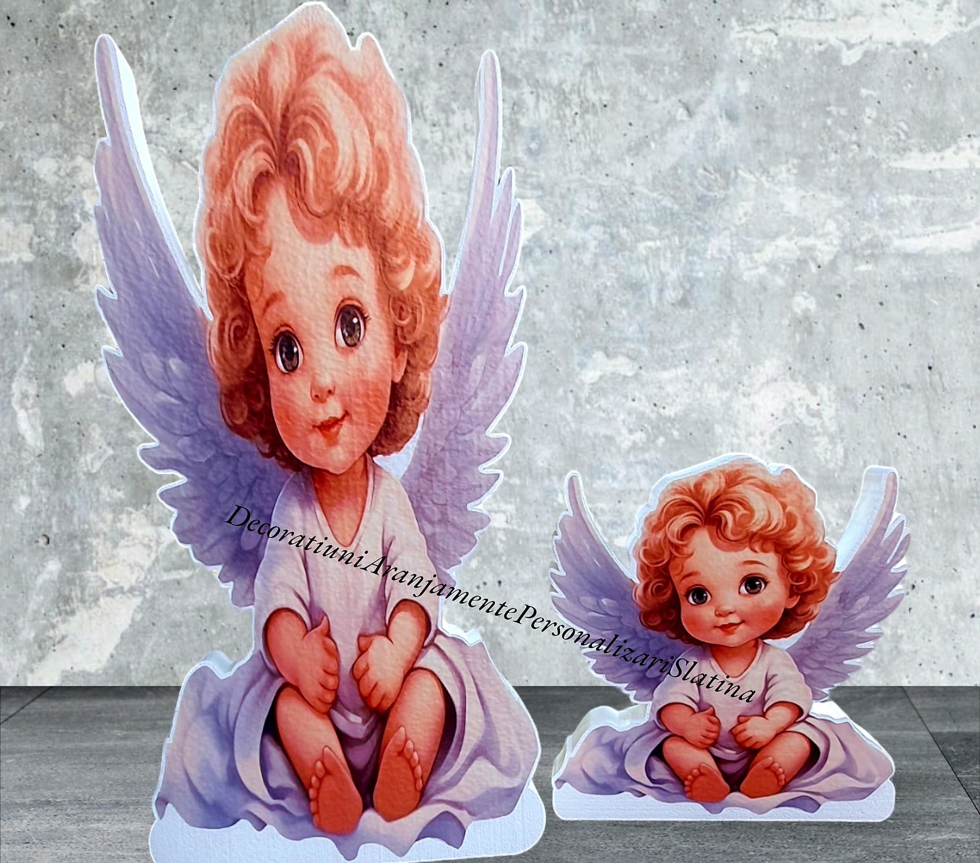 Nume polistiren decor figurine