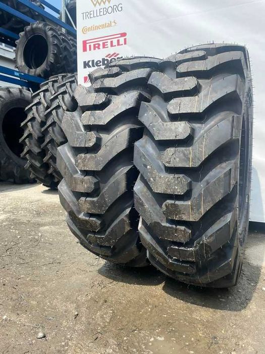 Anvelope noi industriale de buldoexcavator 12.5/80-18 cu 16pliuri
