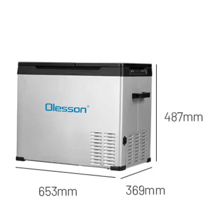 Портативен хладилник с фризер Olesson 38L – 12V / 24V / 220V кола, тир