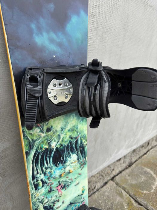 Placa snowboard Apo Coincoin 158cm Wide +legaturi Snow Pro