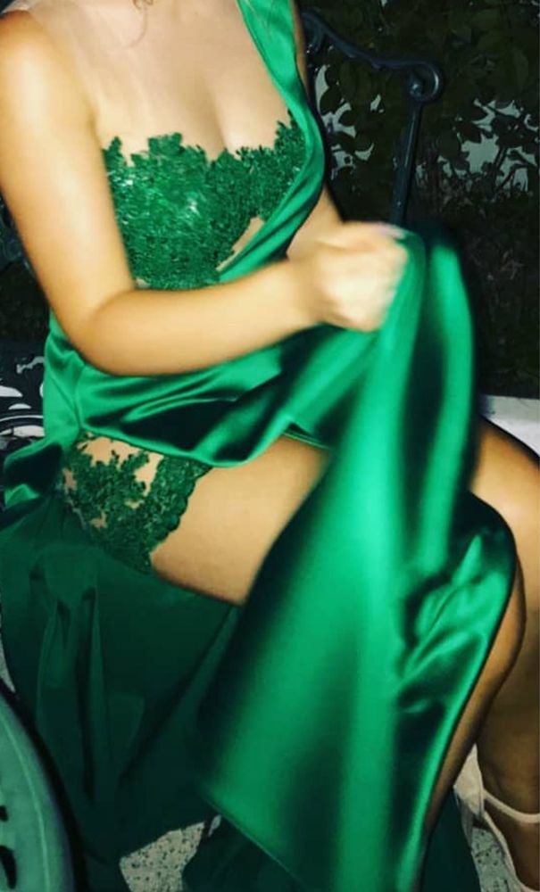 Rochie verde smarald