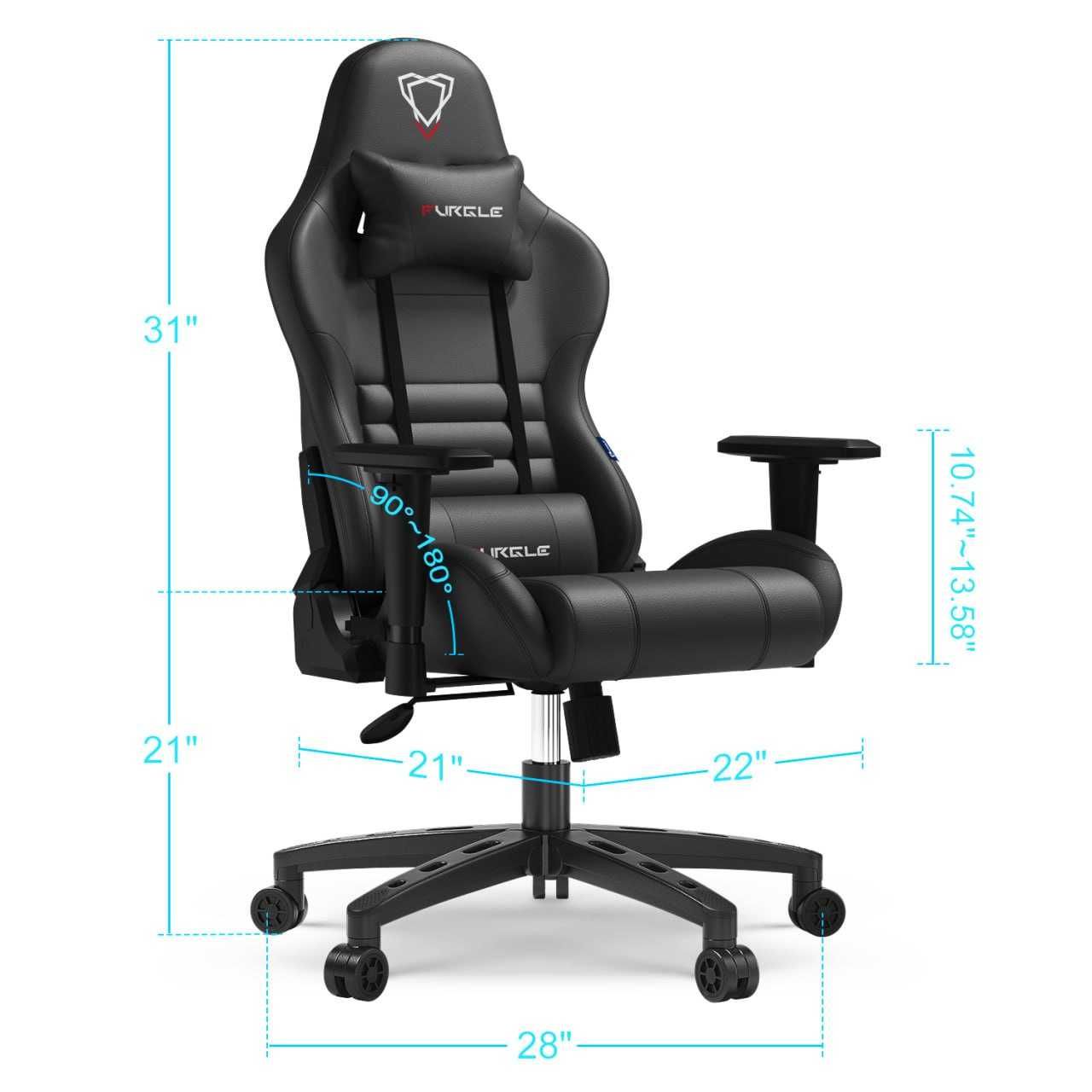 Игровое кресло GM02A Black доставка по г.Ташкент бесплатно