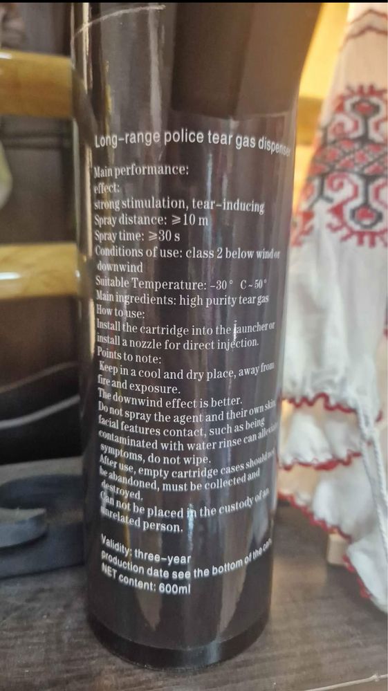 Spray urs cu actiune de la 10 metri