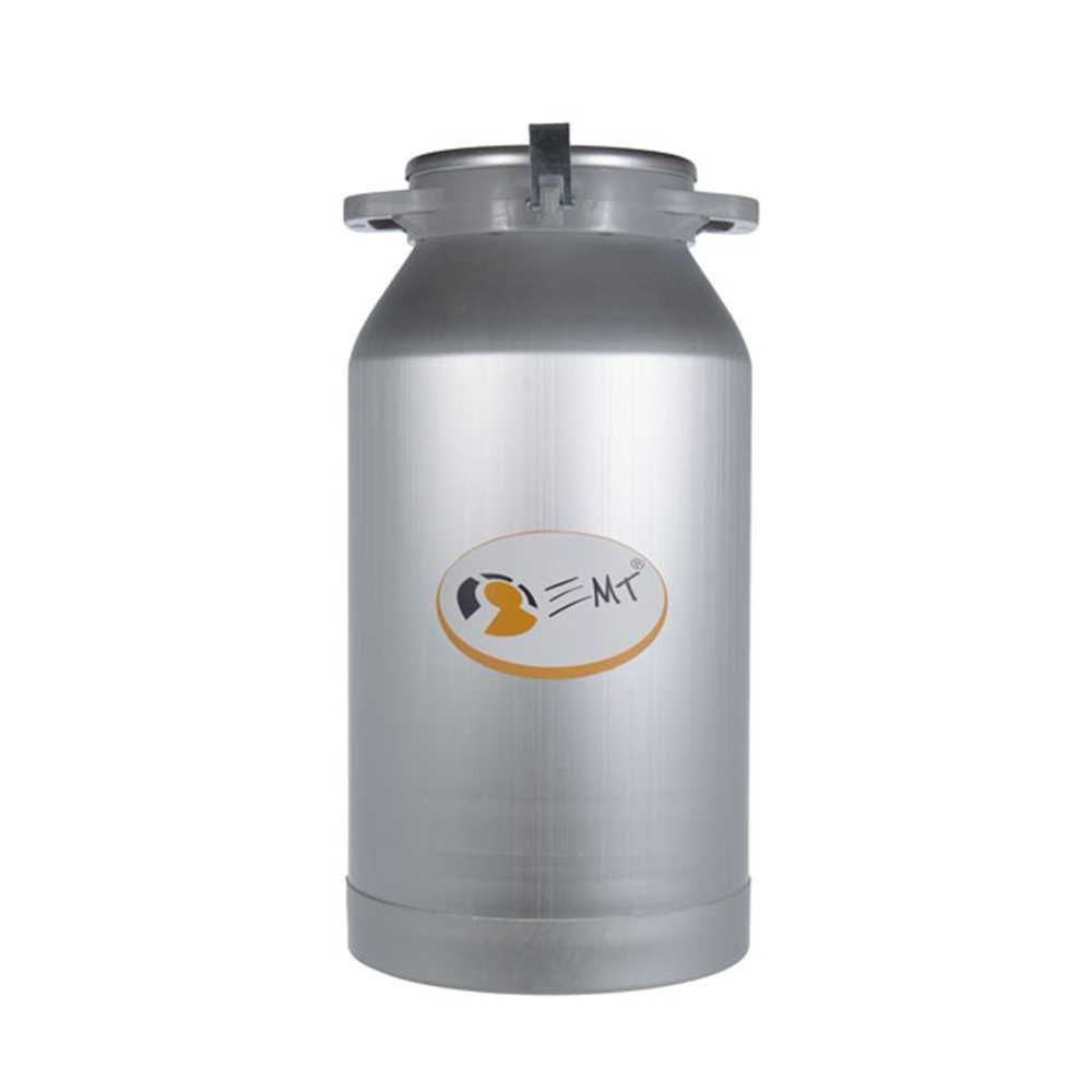 Bidon transport EMT 50 L, aluminiu, cu capac si clipsuri de prindere