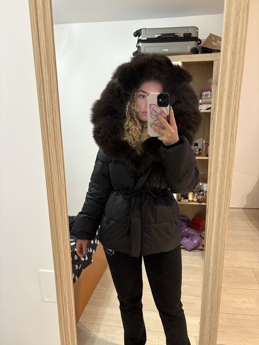 Vand geaca cu blana naturala