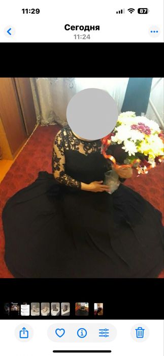 Продам длинное платье