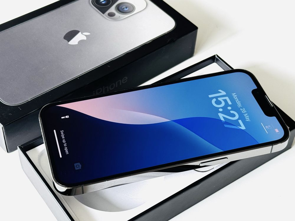НОВ! Iphone 13 Pro 128GB Graphite 100% Батерия! Гаранция 6 месеца