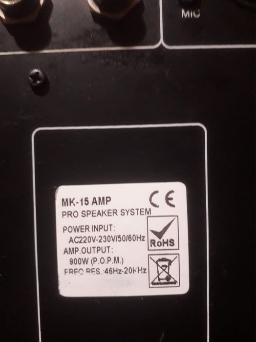 Sistem 2 boxe plus mixer Alto plus cabluri 16 metri