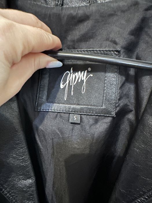 Palton geaca piele s m l neagra dama barbati