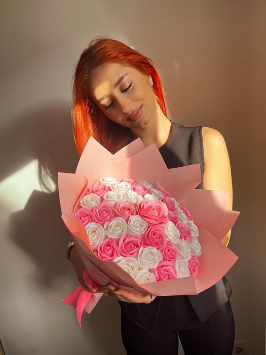 Buchet flori de sapun