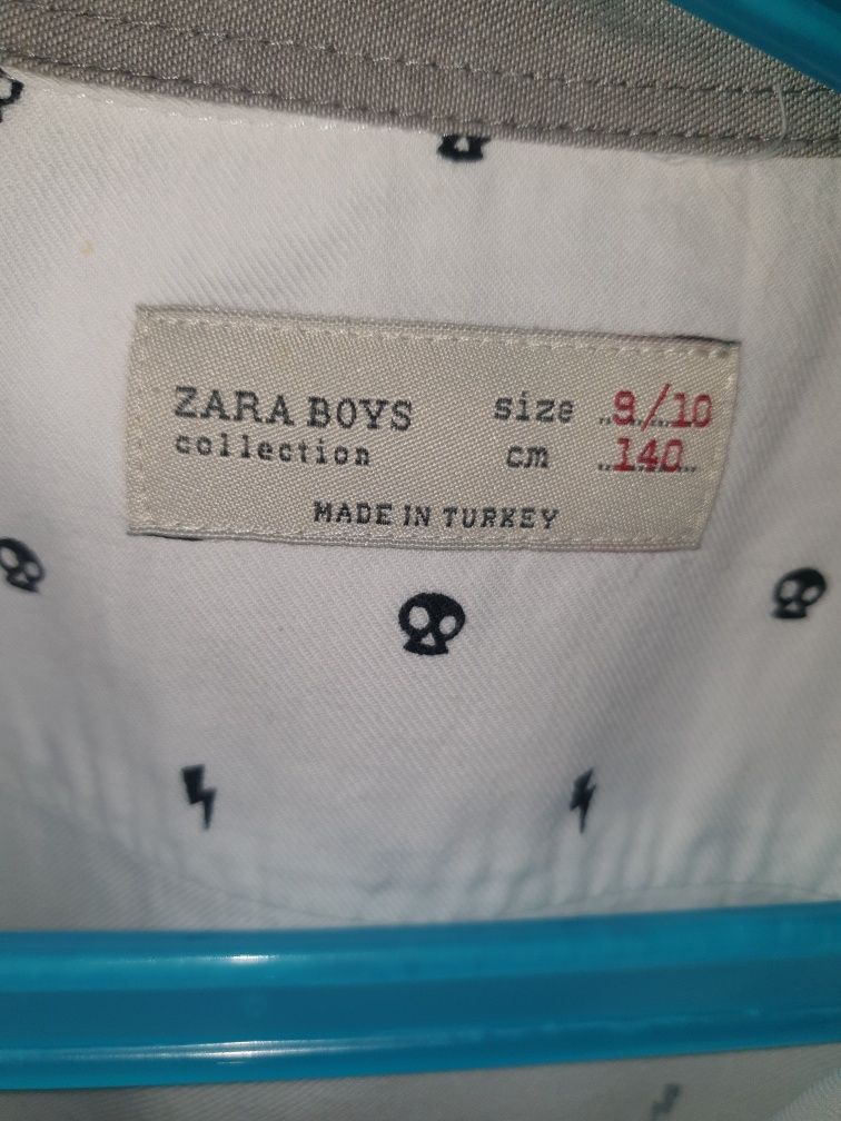 Vand camasa bbc Zara boys 8/10 ani detaliu cranii