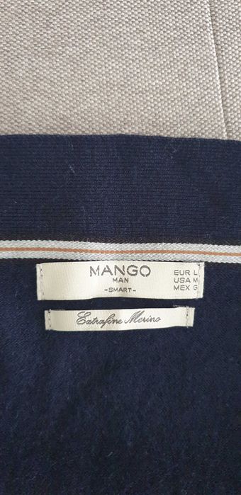 Мъжка вълнена жилетка MANGO – размер L (втора употреба)