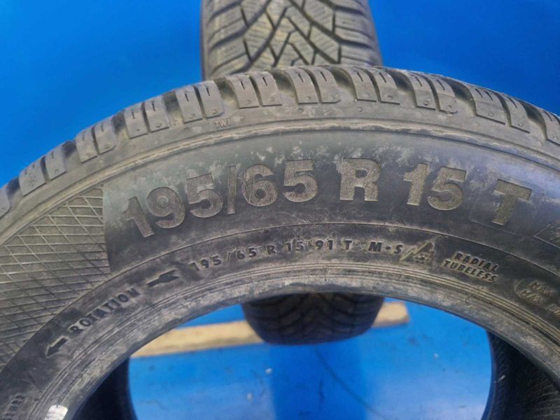 2 Continental R15 195/65 Anvelope de iarnă DOT2915