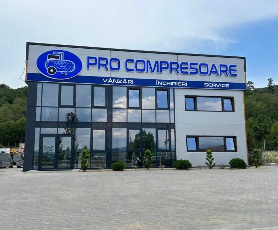 Compresor cu surub ZAKF-7.5Kw, 13Bar, cu uscător și rezervor de 250 L