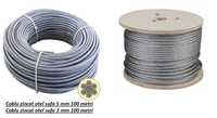 Cablu zincat otel sufa 4 mm 100 m Cablu zincat otel sufa 5 mm 100 m