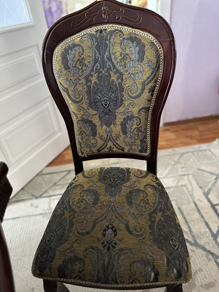 Стол со стульями 1,20*2,50