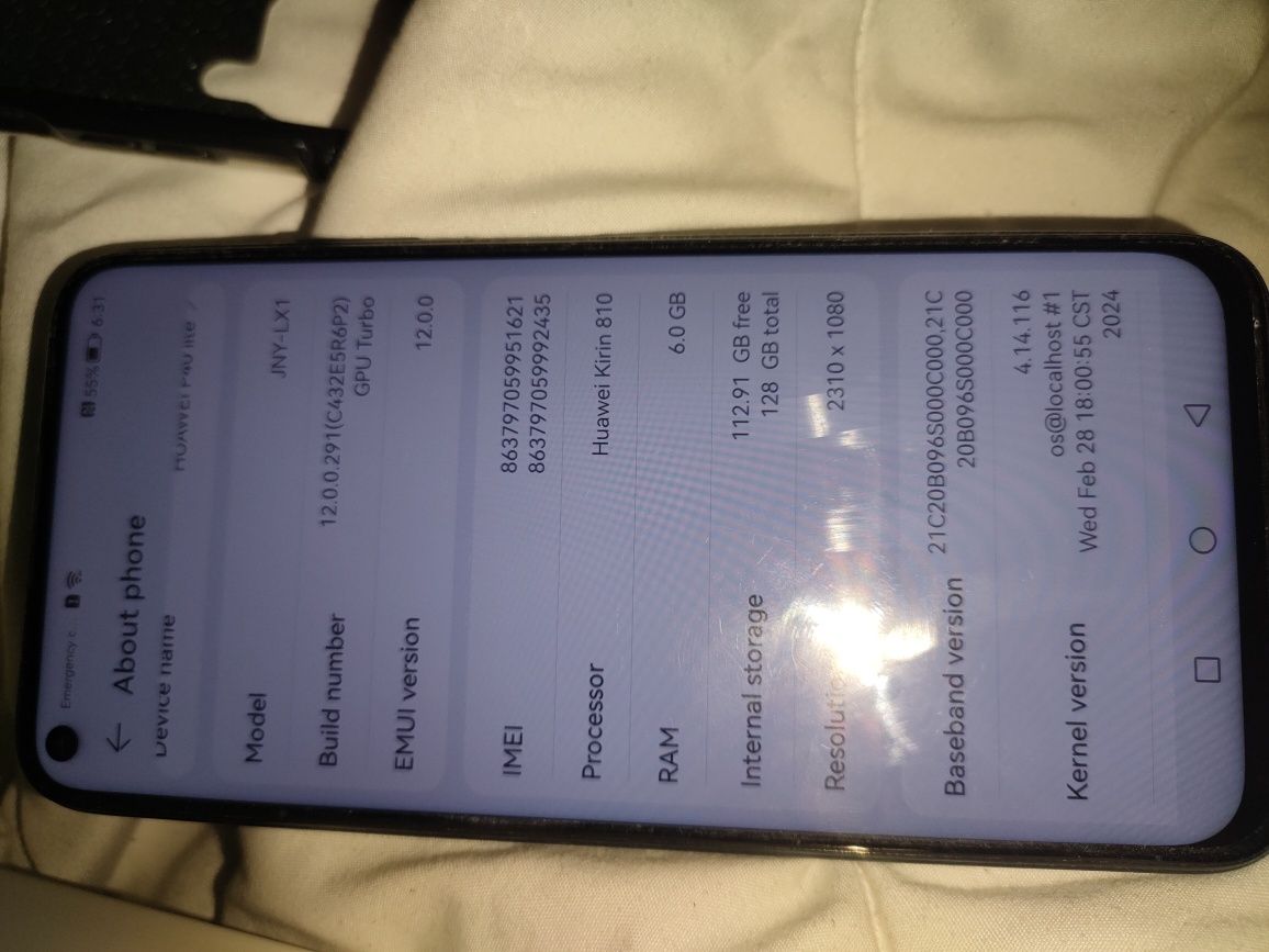 Huawei P40 lite verde smarald / 6GB ram / 128 GB