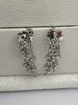 Cercei aur alb cu diamante 0.62ct