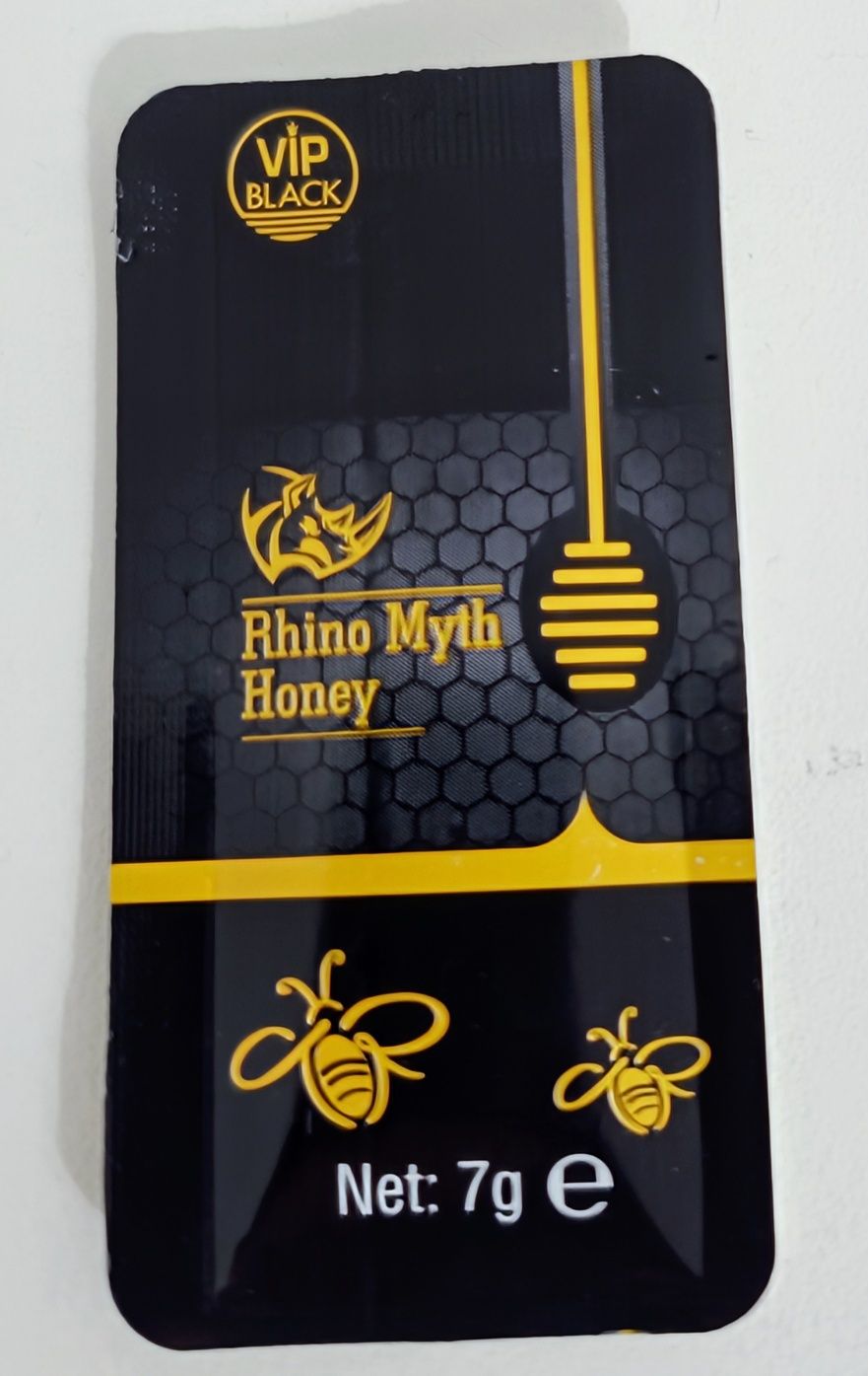 Rhino Myth Honey miere afrodisiacă la fel ca magiunul turcesc