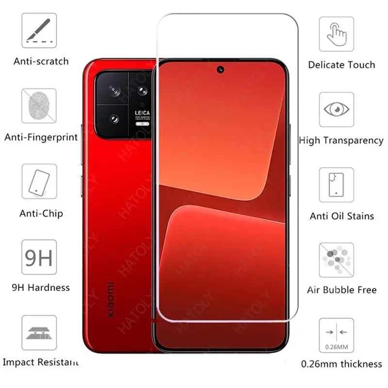 5D Стъклен Протектор за дисплей за Xiaomi 13