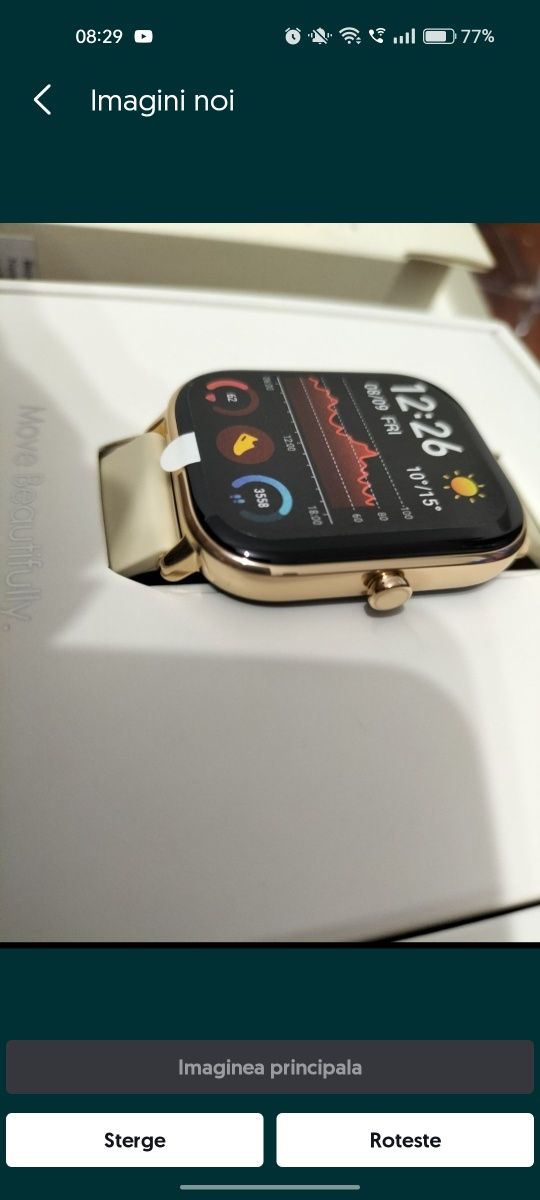 Smartwatch amazfit desert gold