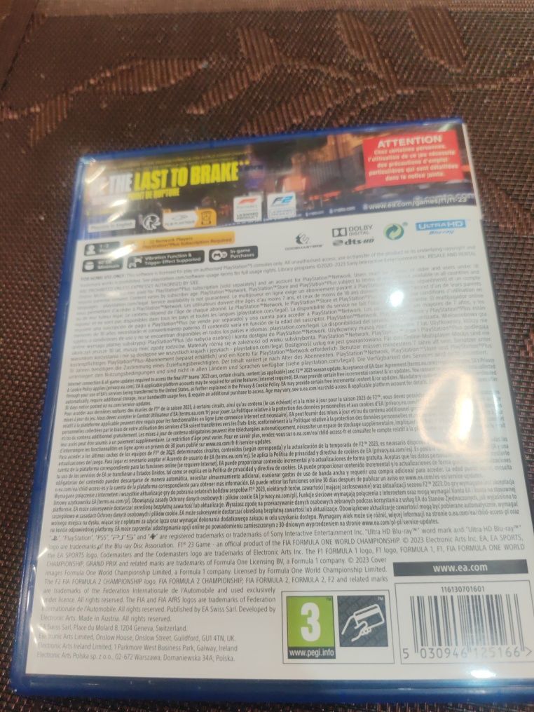 Игра за PS5 F1 23