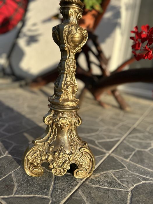 Scrumiera baroc din bronz masiv