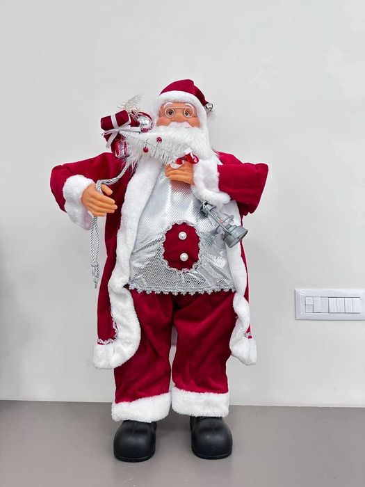 Дядо Коледа фигура - ръчна изработка за празничен декор