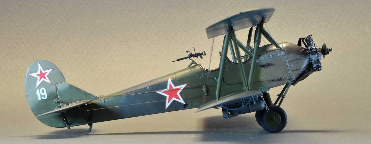 сборная модель самолёта По-2 Раритет СССР!