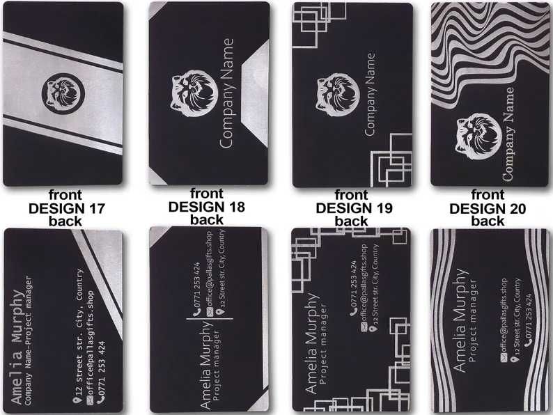Carduri de Vizită Personalizate Gravate – Creează o Impresie Durabilă!