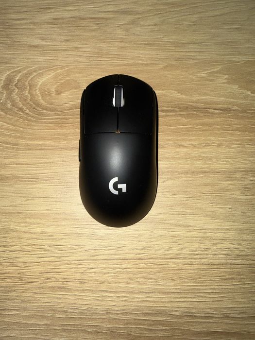 Гейминг мишка Logitech - PRO X SUPERLIGHT, оптична, безжична, черна
