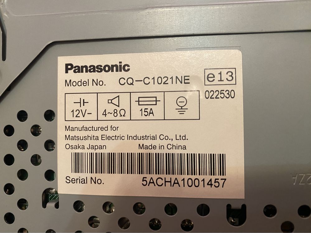 Panasonic CQ-C1021NE
