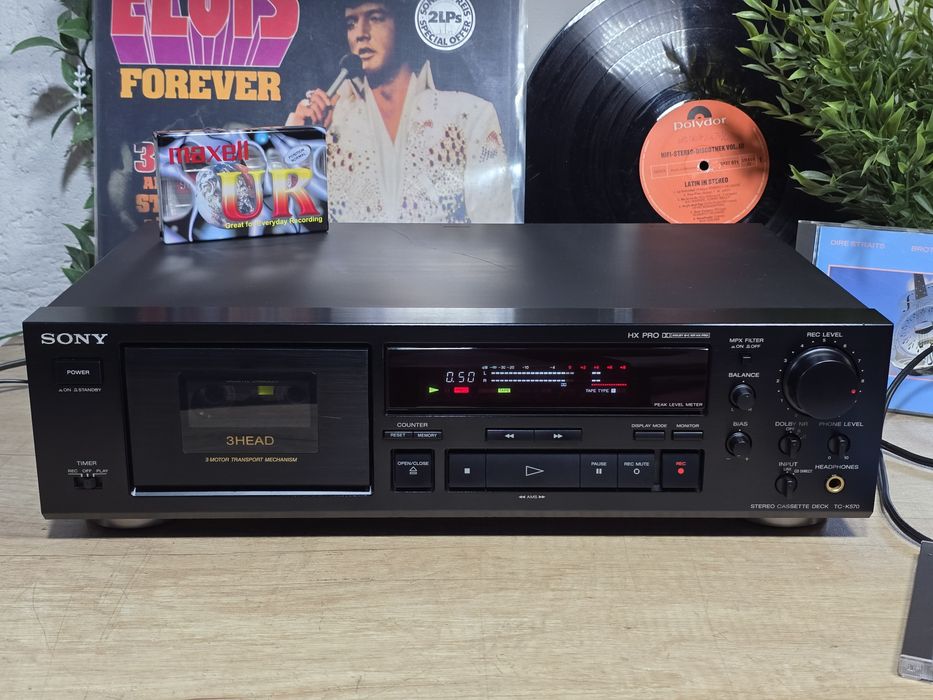 Casetofon deck SONY TC-K570, 3 head, 3 motor, bias, cd direct