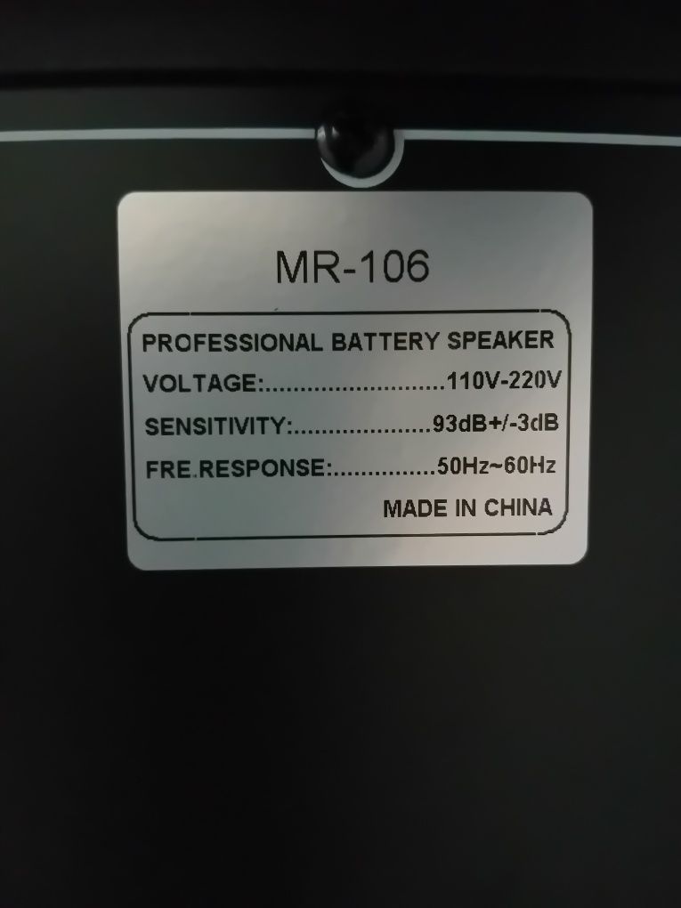 Караоке колона M-R 106 12 инча