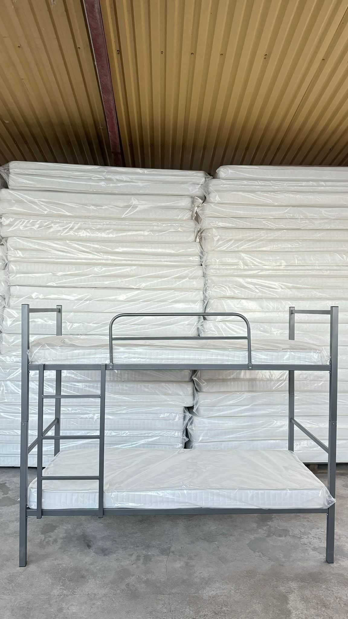 Pachet Pat Metalic Etajat BEL 8 + 2 Saltele de 12 cm - Super Ofertă!