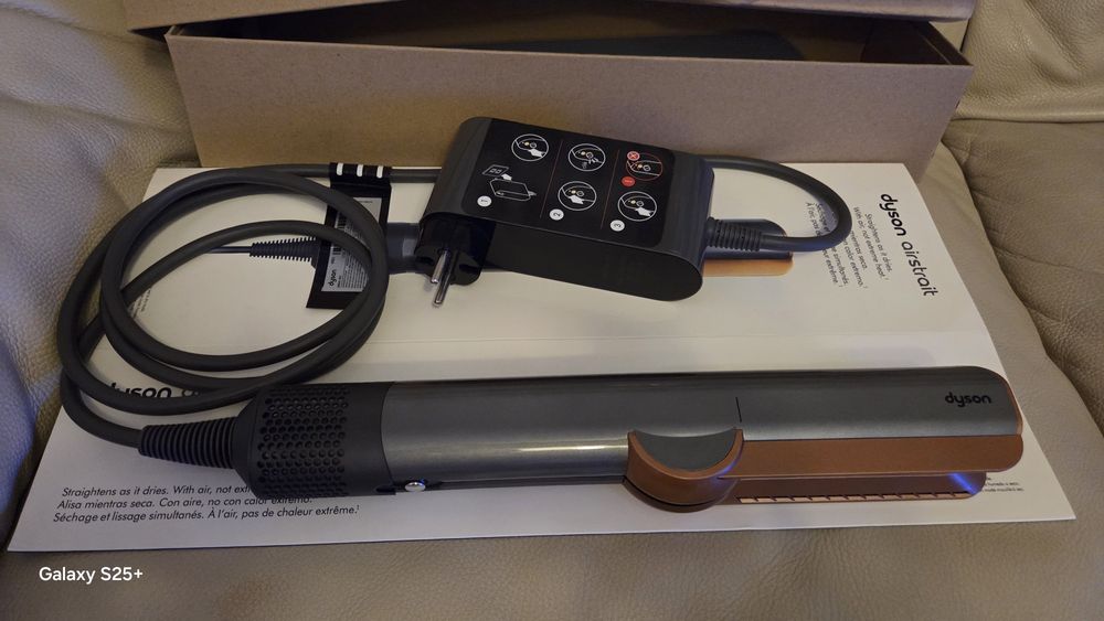 Преса за коса Dyson HT01 Airstrait™ (Никел/Мед)