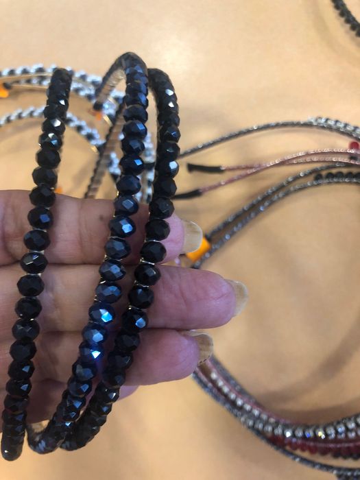 Диадеми с кристали с перли и кристали,диадеми с бляскави ушички