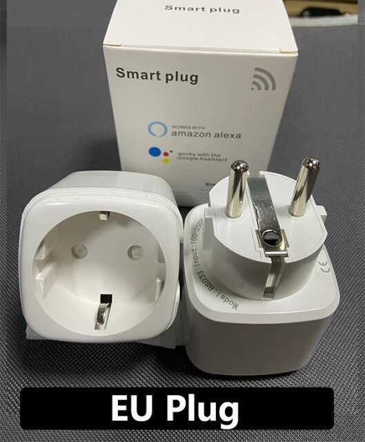 Новая Умная розетка Tuya Smart Plug 16А с Алисой голосовое управление