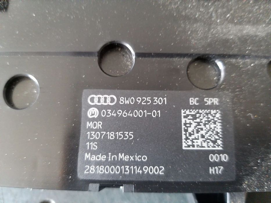 Panou comanda butoane audi a4 b9 8w 8w0925301 03496400101