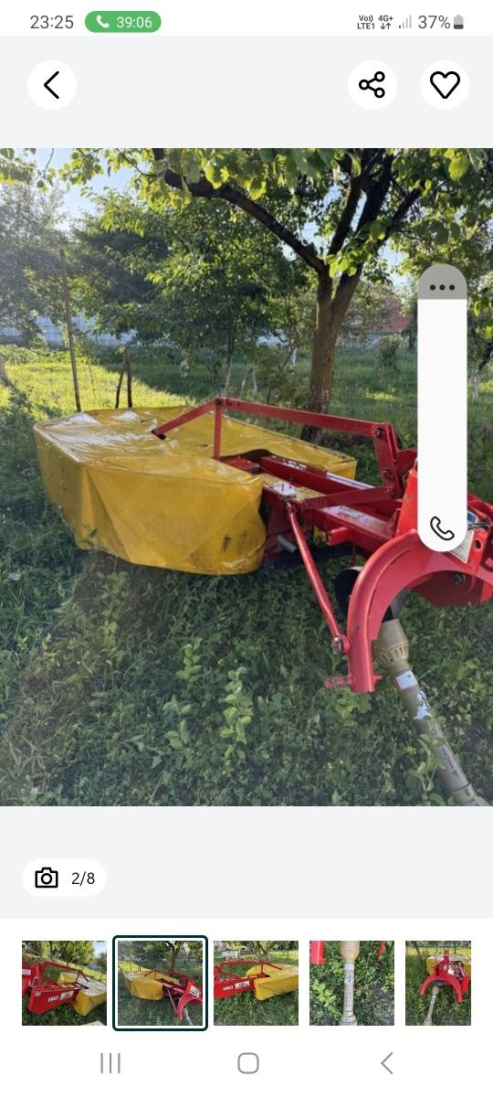 Vand cositoare  tractor