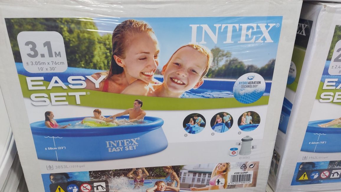 НОВИ!!!Надуваеми басейни INTEX Easy Set, 305 х 76 см