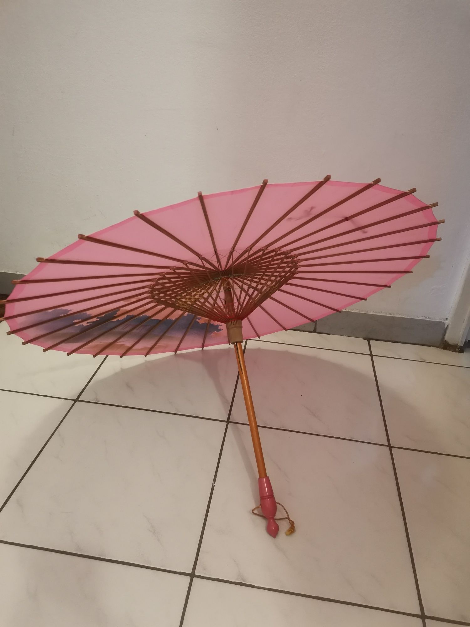 Umbrelă bambus China '60