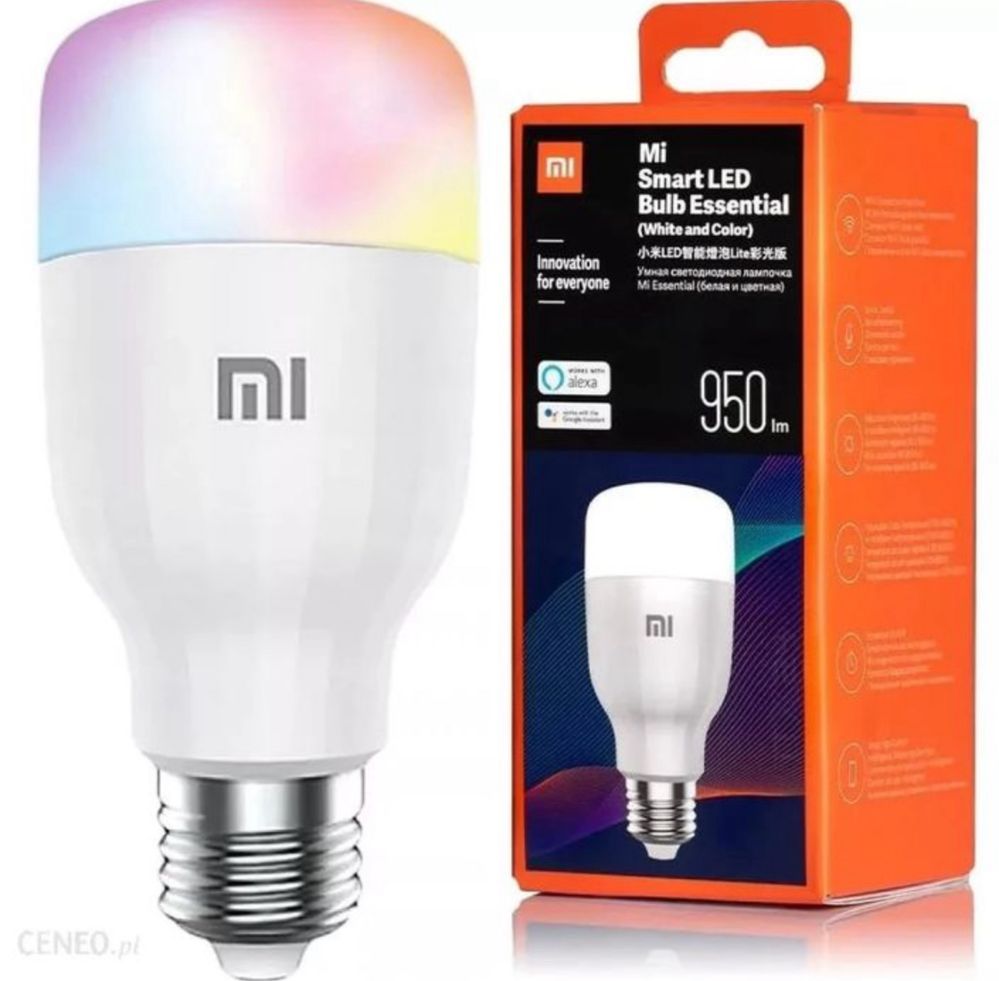 Умная лампочка Xiaomi Mi LED Smart Bulb Essential, 16 млн цветов