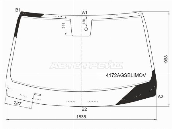 Стекло лобовое Датчик дождя     Hyundai Santa fe