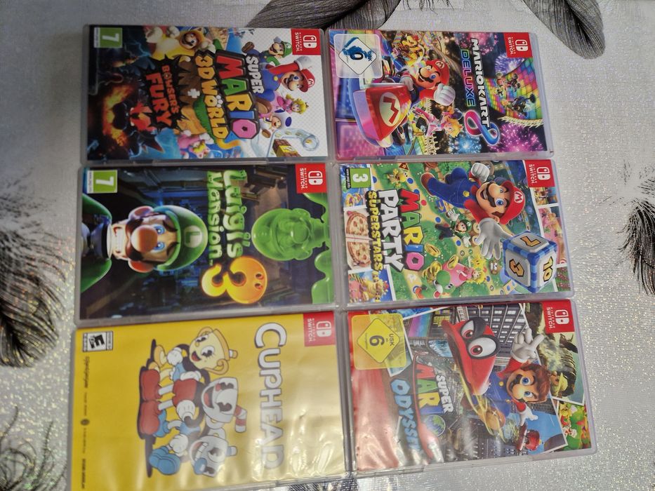 Vând jocuri Nintendo switch