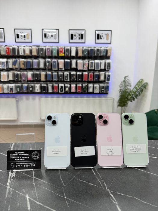 iPhone 15 - 128Gb - Impecabile - Ca NOI - Garantie !