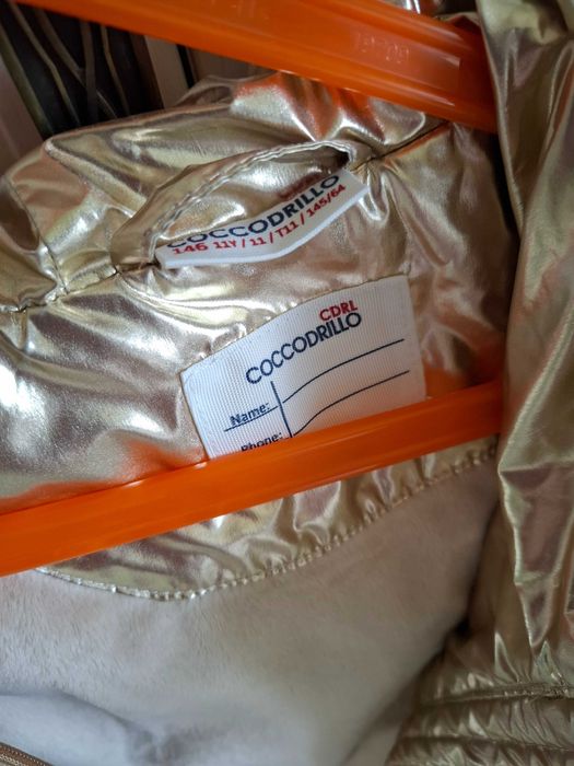 Geaca auriu Coccodrillo 11 ani - 146 cm de primavara - toamna