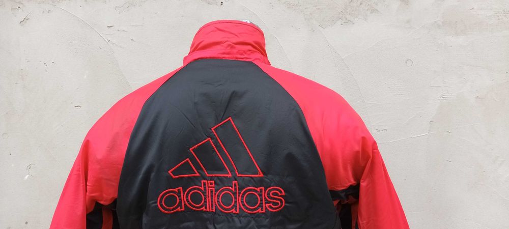 Adidas Red & Black  | geaca outdoor mar. 128 - 134 cm | 8 - 9 ani