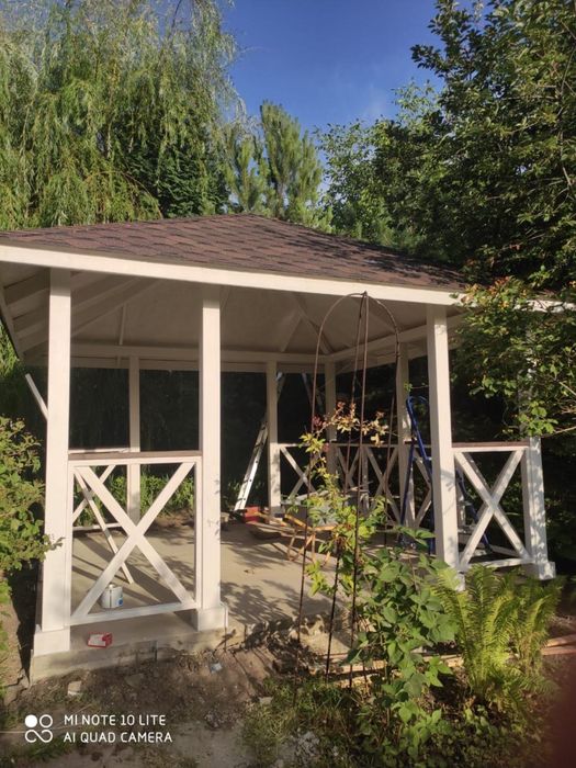 Беседка пергола терраса качели