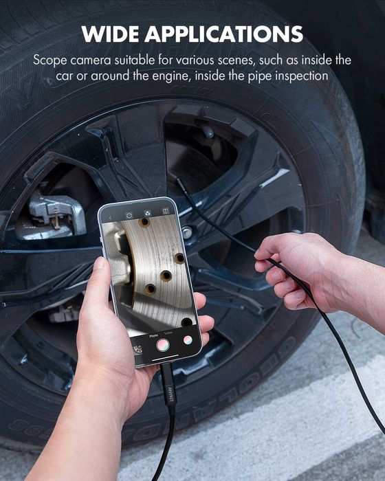 Camera Inspectie Endoscop HD Andr iOS Win rez apa, REDUS de la 150 RON